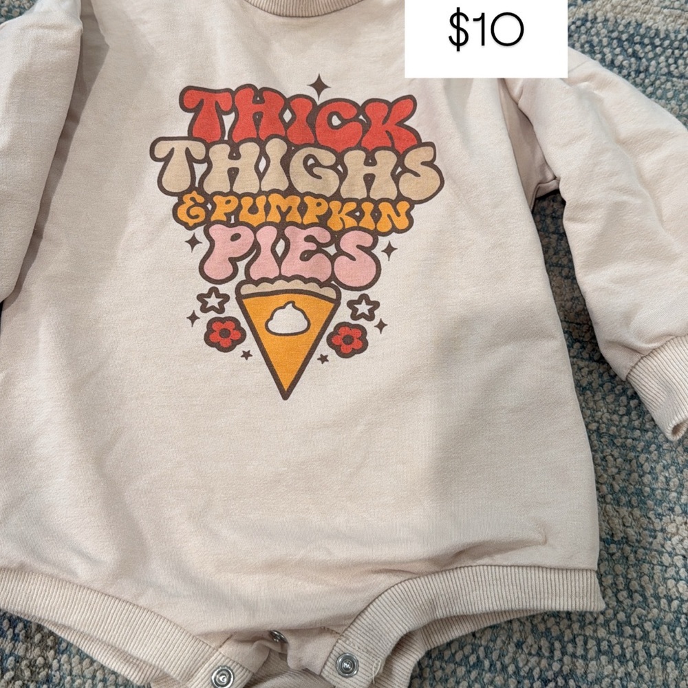 Cream Graphic Kids One Piece
